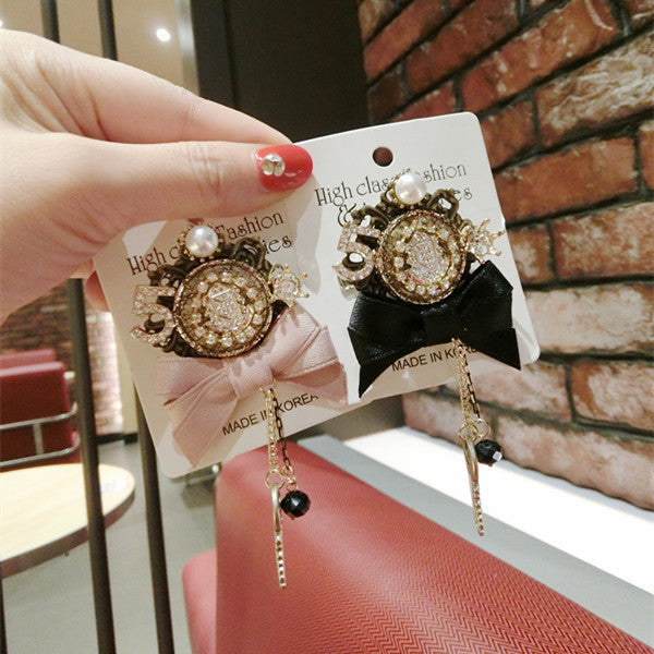 Bow Happy Key Ring Brooch Fashion Accessories