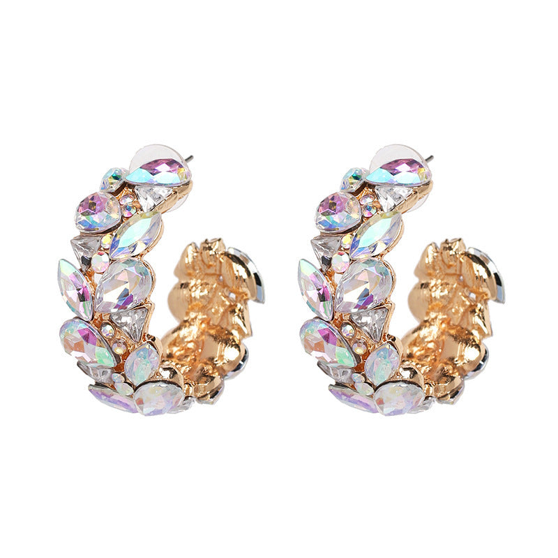 Fashion Accessories New Diamond Stud Earrings