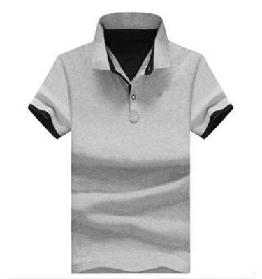 Mens Stand Collar Polo Shirt