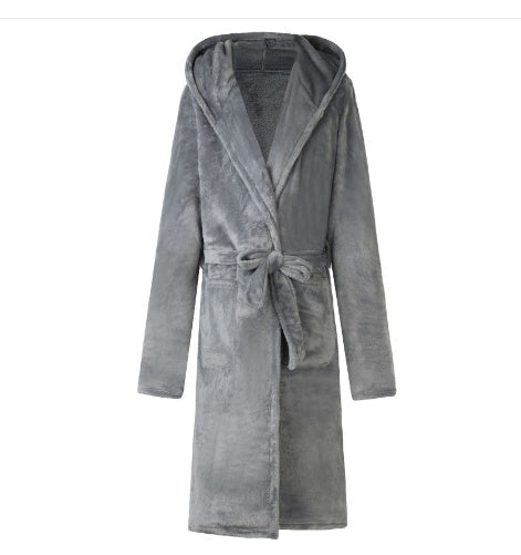 Nylon Hooded Bathrobe