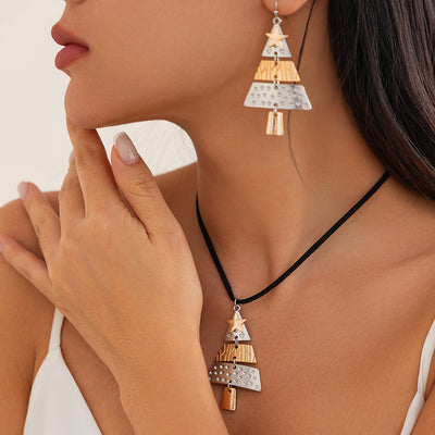 Necklace And Earrings Fashion Pendant Jewelry